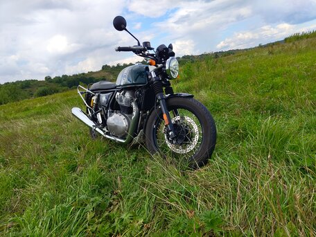 2024 Royal Enfield Continental GT, зелёный, 580000 рублей, вид 3