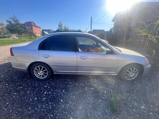 2002 Honda Civic VII, серебристый, 320000 рублей, вид 2