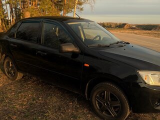 2013 Lada (ВАЗ) Granta I, чёрный, 300000 рублей, вид 4