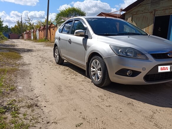 2008 Ford Focus II Рестайлинг, серебристый, 450000 рублей