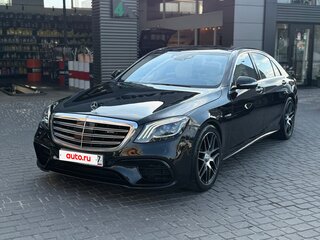 2018 Mercedes-Benz S-Класс AMG 63 AMG Long III (W222, C217) Рестайлинг, чёрный, 6800000 рублей, вид 1