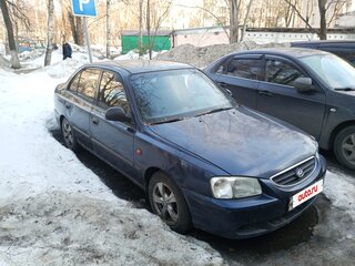 2007 Hyundai Accent ТагАЗ II, синий, 220000 рублей, вид 2