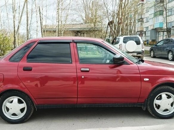2007 Lada (ВАЗ) Priora I, красный, 350000 рублей - вид 4