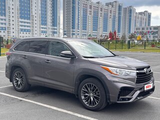 2014 Toyota Highlander III (XU50), серый, 3450000 рублей, вид 3
