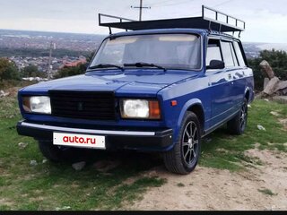 2007 Lada (ВАЗ) 2104, синий, 267000 рублей, вид 1