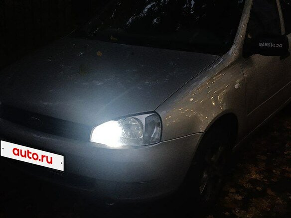 2008 Lada (ВАЗ) Kalina I, серебристый, 300000 рублей - вид 5