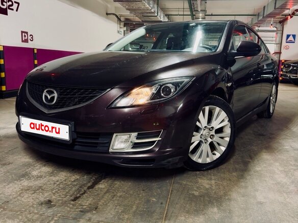 2008 Mazda 6 II (GH), пурпурный