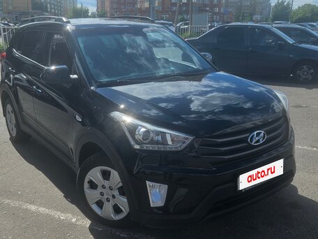 2019 Hyundai Creta I, чёрный, 1350000 рублей, вид 2