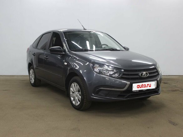 2019 Lada (ВАЗ) Granta I Рестайлинг, серый, 800000 рублей - вид 6