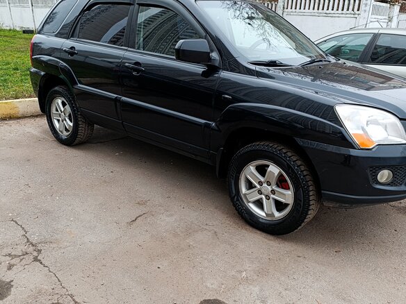 2009 Kia Sportage II Рестайлинг, чёрный, 690000 рублей - вид 3