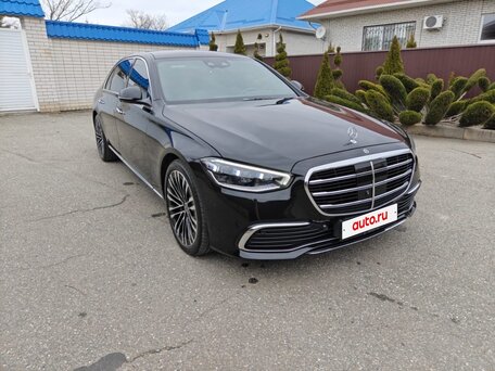 2021 Mercedes-Benz S-Класс 450 Long 4MATIC VII (W223), чёрный, 9850000 рублей, вид 3