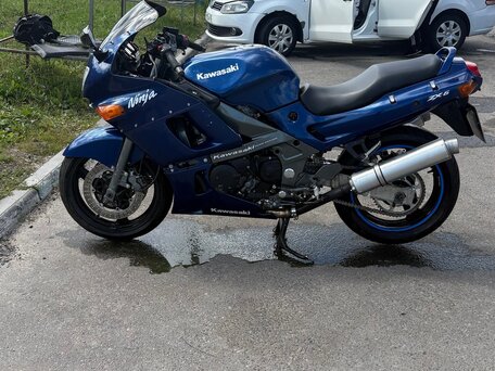 2004 Kawasaki ZZR 600, синий, 250000 рублей, вид 5