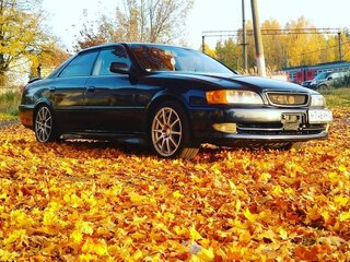 1997 Toyota Chaser VI (X100), синий, 550000 рублей, вид 3