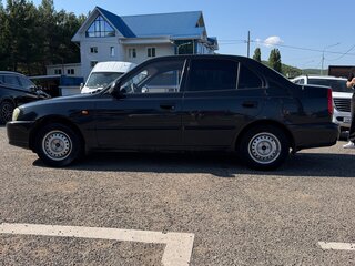 2011 Hyundai Accent ТагАЗ II, чёрный, 425000 рублей, вид 4