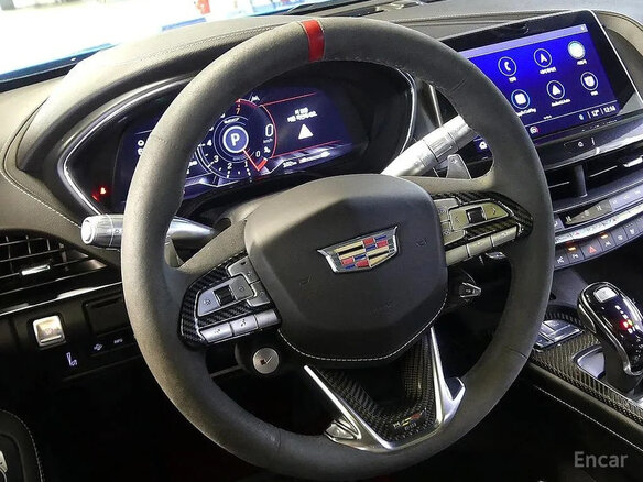 2022 Cadillac CT5-V Blackwing I, голубой - вид 9