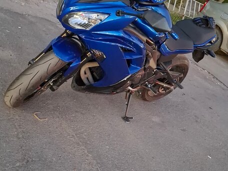 2014 Kawasaki ER-6F (Ninja 650R), синий, 600000 рублей, вид 1