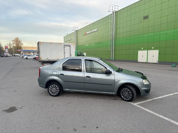 2011 Renault Logan I Рестайлинг, синий, 330000 рублей - вид 10
