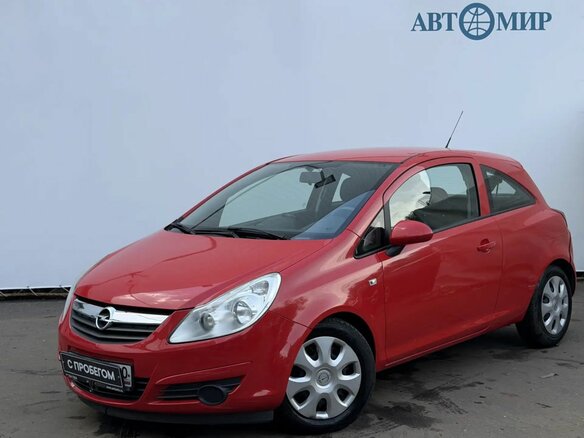 2010 Opel Corsa D, красный