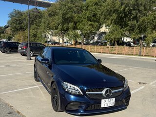 2018 Mercedes-Benz C-Класс 180 IV (W205) Рестайлинг, синий, 2200000 рублей, вид 2