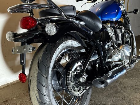 2019 Triumph Bonneville Speedmaster, синий, 1170000 рублей, вид 4