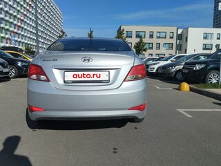 2016 Hyundai Solaris I Рестайлинг, серебристый, 770000 рублей, вид 4