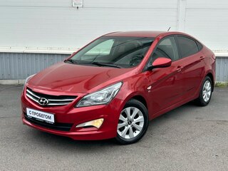 2016 Hyundai Solaris I Рестайлинг, красный, 870000 рублей, вид 3