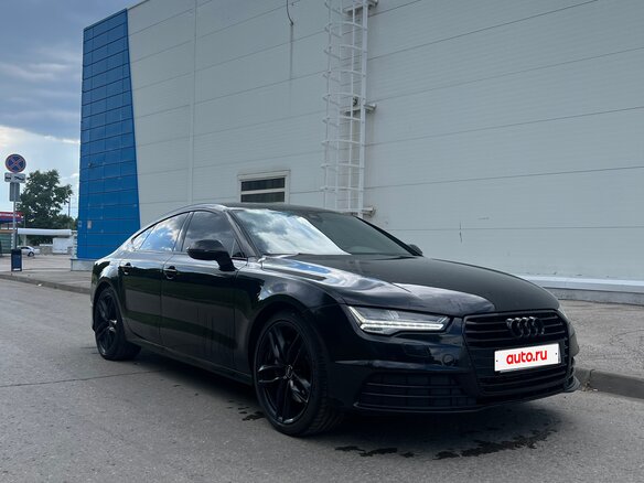 2015 Audi A7 I (4G) Рестайлинг, чёрный, 3500000 рублей - вид 3
