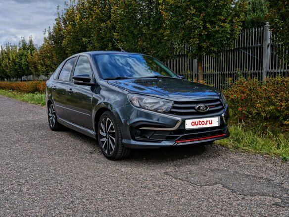 2024 Lada (ВАЗ) Granta Sport I Рестайлинг, серый - вид 2
