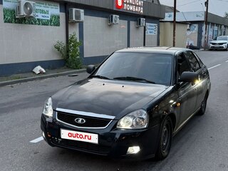 2008 Lada (ВАЗ) Priora I, чёрный, 185000 рублей, вид 2