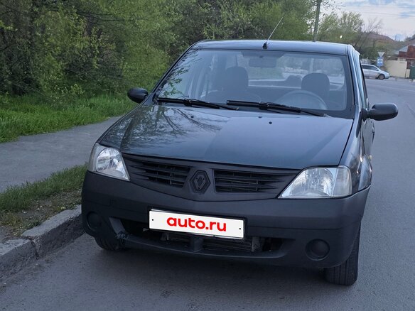 2007 Renault Logan I, серый, 250000 рублей - вид 1