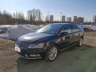 2012 Volkswagen Passat B7, чёрный, 1250000 рублей, вид 2