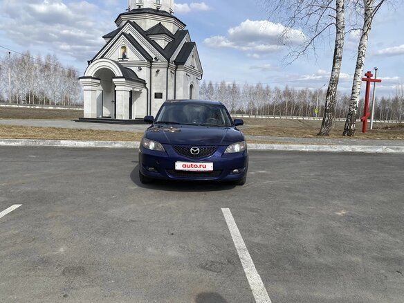 2005 Mazda 3 I (BK), синий, 470000 рублей - вид 1