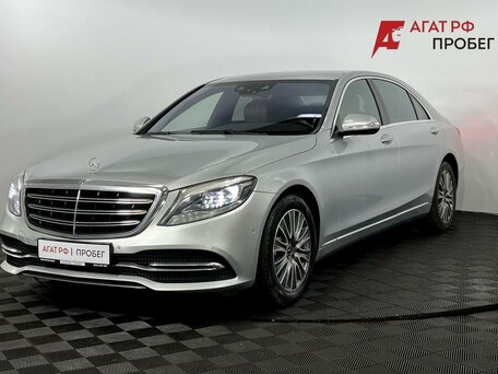 2018 Mercedes-Benz S-Класс 350 d VI (W222, C217) Рестайлинг, серый, 3450000 рублей, вид 2