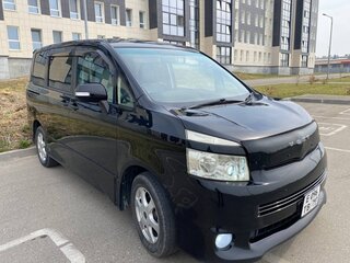2007 Toyota Voxy II (R70), чёрный, 1330000 рублей, вид 1