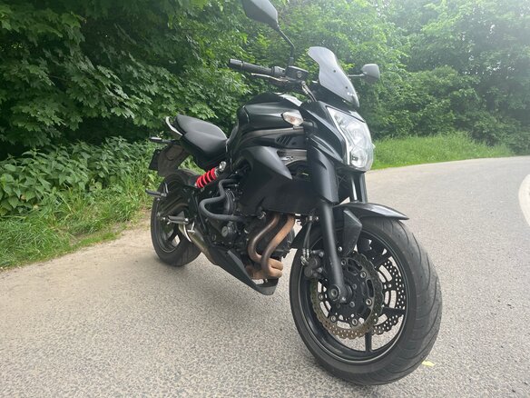 2012 Kawasaki ER-6N, чёрный, 480000 рублей - вид 1