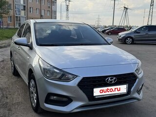 2017 Hyundai Solaris II, серый, 1280000 рублей, вид 2