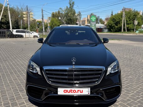 2017 Mercedes-Benz S-Класс 560 Long VI (W222, C217) Рестайлинг, чёрный, 5350000 рублей, вид 2