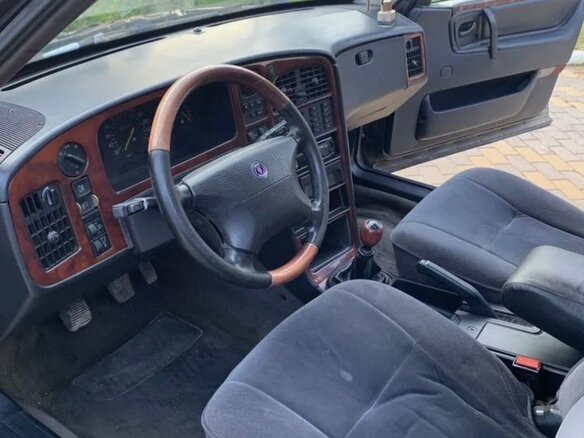 1997 Saab 9000 I Рестайлинг, синий, 235000 рублей - вид 9