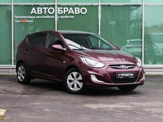 2012 Hyundai Solaris I, фиолетовый, 619000 рублей, вид 5