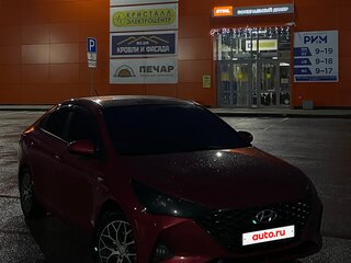 2021 Hyundai Solaris II Рестайлинг, красный, 1700000 рублей, вид 1