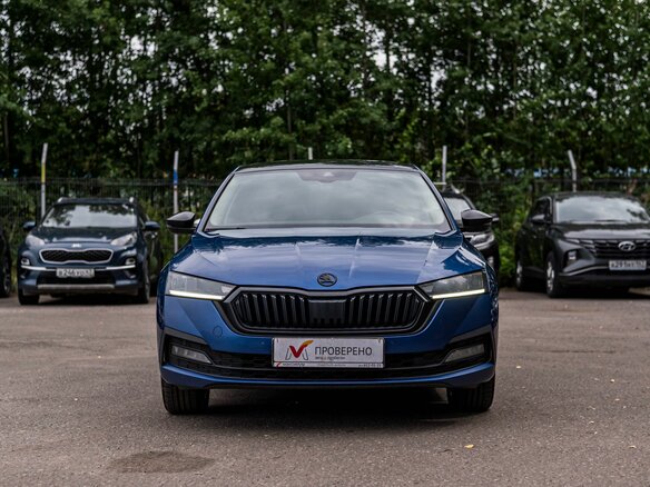 2021 Skoda Octavia IV (A8), синий - вид 2