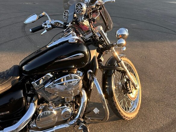 2010 Honda Shadow 750, чёрный, 820000 рублей - вид 2