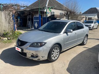 2008 Mazda 3 I (BK) Рестайлинг, серебристый, 450000 рублей, вид 1
