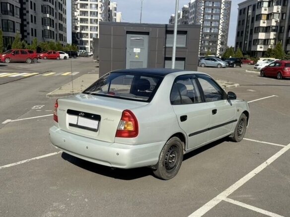 2008 Hyundai Accent ТагАЗ II, серый, 399000 рублей - вид 3
