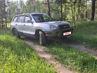 2001 Hyundai Santa Fe I, серебристый, 350000 рублей, вид 2