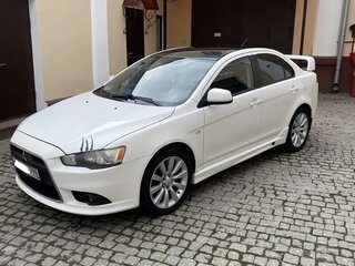 2013 Mitsubishi Lancer X Рестайлинг, белый, 1200000 рублей, вид 1