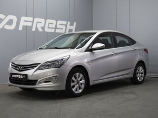 2016 Hyundai Solaris I Рестайлинг, серебристый, 795000 рублей, вид 1