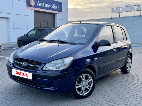 2008 Hyundai Getz I Рестайлинг, синий - вид 2
