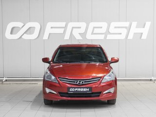 2016 Hyundai Solaris I Рестайлинг, красный, 729000 рублей, вид 3
