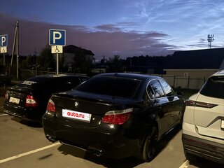 2007 BMW 5 серии 525i V (E60/E61) Рестайлинг, чёрный, 825000 рублей, вид 3